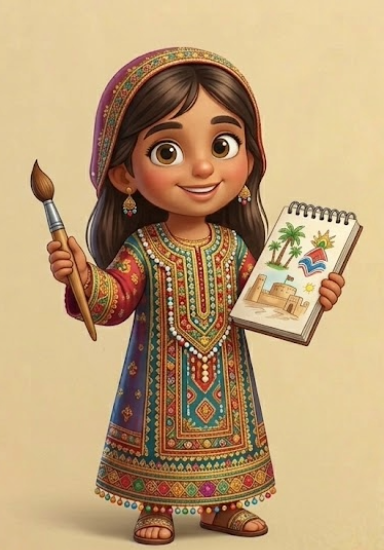 نور بالزي العُماني التقليدي